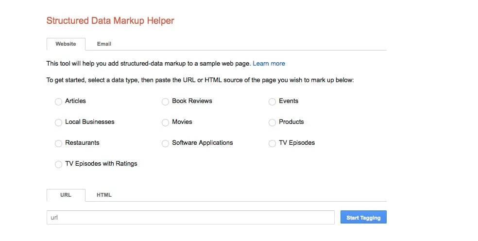 google Structured Data